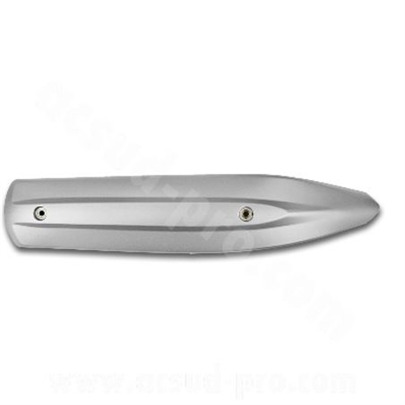 PROTECCION TUBO ESCAPE PLATA MATE ADAPT YAMAHA MAJESTY 400 2004-2006 ( 268 MM )