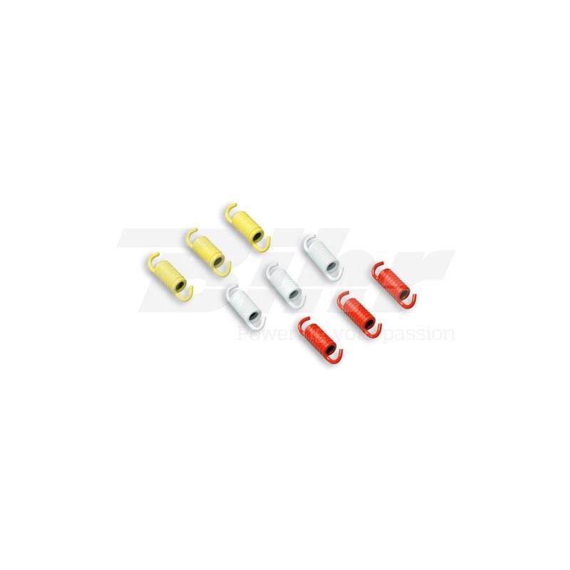 SET 9 MUELLES SP MALOSSI EMBR.ORIGINE/FLY/DELTA AMARILLO/BLANCO/ROJO