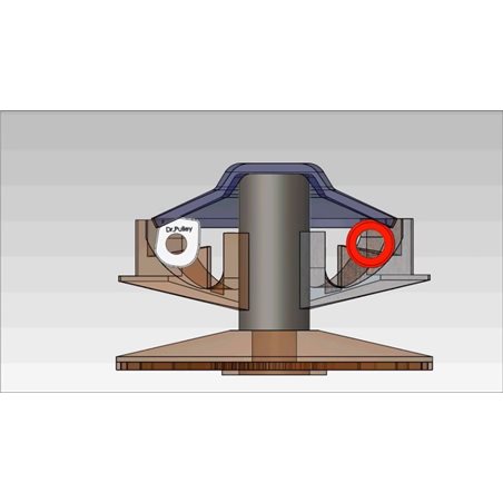 PEUGEOT GEOPOLIS 400 DR PULLEY 25X17 16 gr