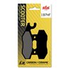 BENELLI CAFFE NERO 125 (2008-2013) DELANTERA Y TRASERA/IZQUIERDA PASTILLAS FRENO SBS
