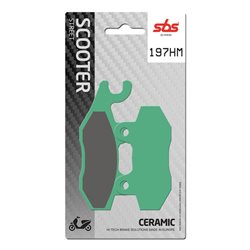 BENELLI CAFFE NERO 150 (2008-2012) DELANTERA/IZQUIERDA Y TRASERA PASTILLAS FRENO SBS