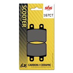 DERBI SENDA SM BAJA 4T (SC2C1A/SC2D1A) 125 (2006-2009) TRASERA PASTILLAS FRENO SBS