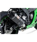 KAWASAKI ZX 10 R 2011 - 2015 MEDIO COLECTOR R77-D TRAPEZOIDAL CONE DOBLE SALIDA