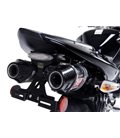 SUZUKI GSX 1300 BKING 2008 - 2010 2 SILENCIOSOS TRC TRI-OVAL CONE