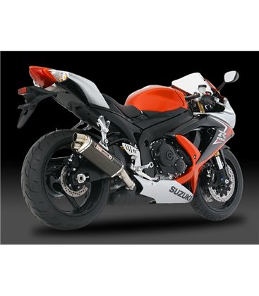 SUZUKI GSXR 750 2008 - 2010 SILENCIOSO TRI-OVAL DOBLE SALIDA