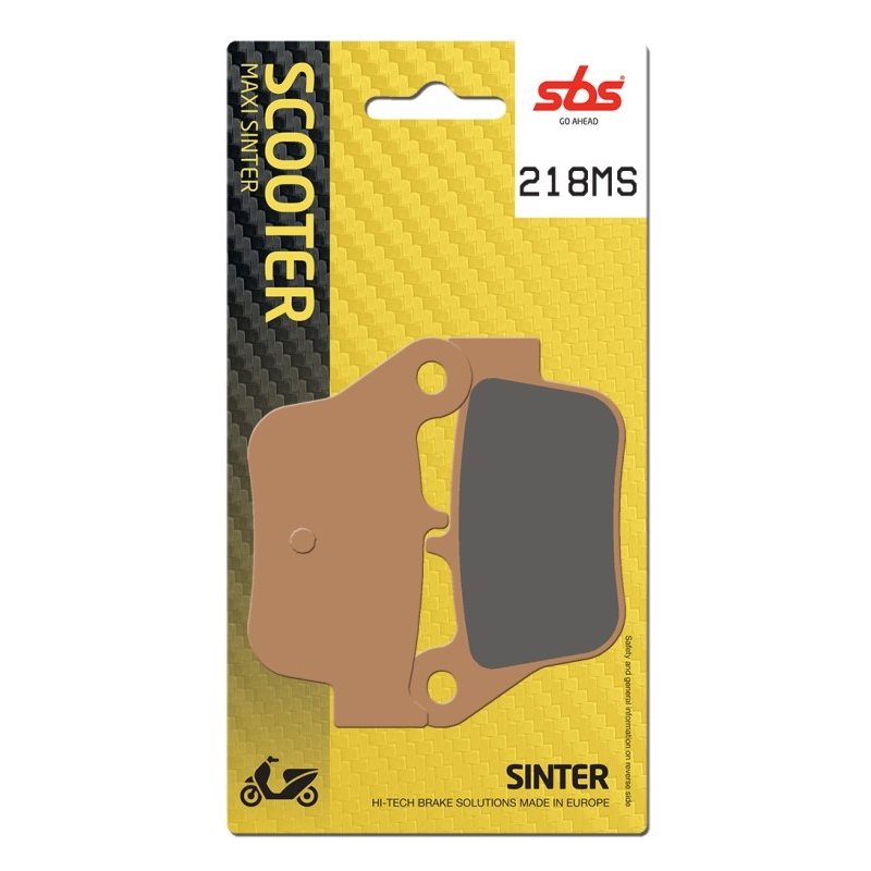 SYM MAXSYM I 400 (2011-0) TRASERA PASTILLAS FRENO SBS