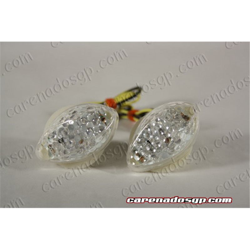 HONDA INTERMITENTES LED INTEGRADOS TRANSPARENTE