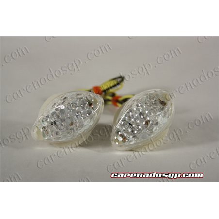 HONDA INTERMITENTES LED INTEGRADOS TRANSPARENTE