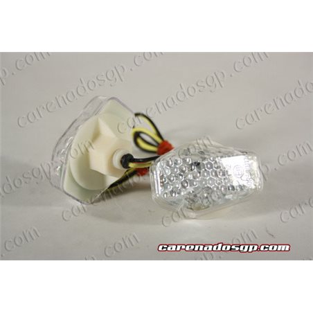 KAWASAKI INTERMITENTES LED INTEGRADOS TRANSPARENTE