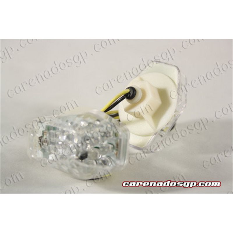 KAWASAKI INTERMITENTES LED INTEGRADOS TRANSPARENTE