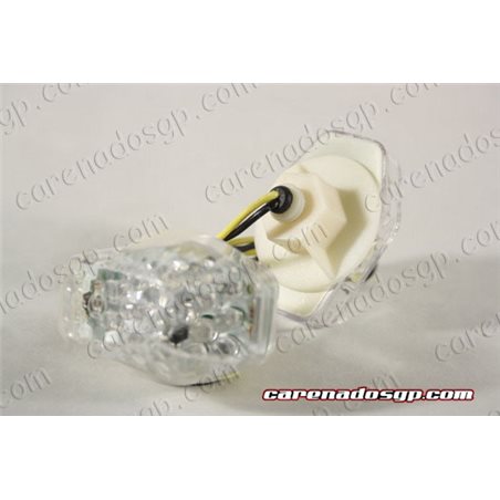 KAWASAKI INTERMITENTES LED INTEGRADOS TRANSPARENTE