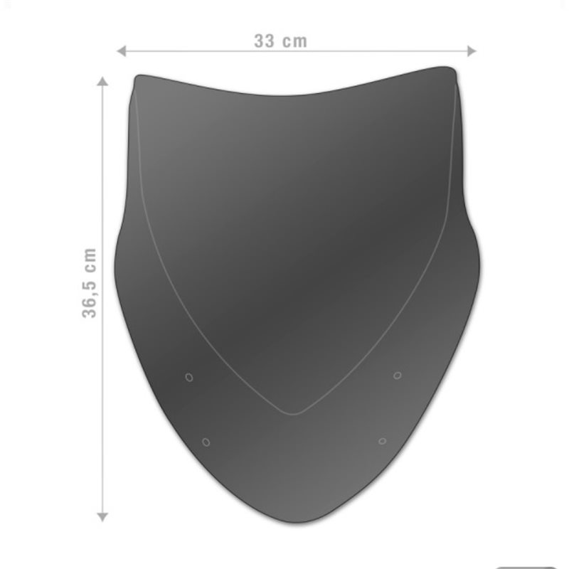 YAMAHA MT-07 TRACER CUPULA AEROSPORT BARRACUDA