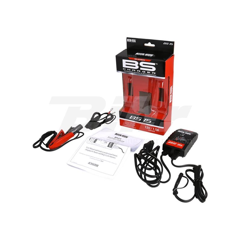 CARGADOR BATERIA BS BATTERY BS15 1,5 AH CARGADOR BATERIA BS BATTERY BS15 1,5 AH