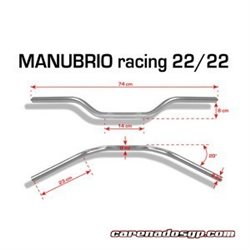 MANILLAR RACING PLATA BARRACUDA