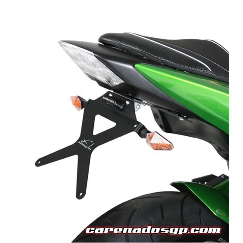 KAWASAKI Z750 07'-12' PORTAMATRICULAS BARRACUDA KAWASAKI Z750 07'-12' PORTAMATRICULAS BARRACUDA