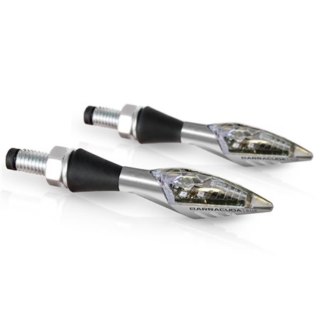 INTERMITENTES LED X-LED PLATEADOS BARRACUDA