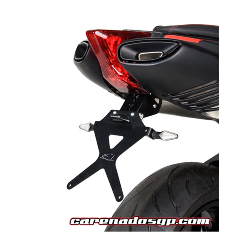 APRILIA DORSODURO 750 09-12 PORTAMATRICULAS BARRACUDA