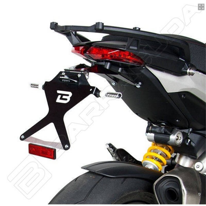DUCATI HYPERMOTARD 821 PORTAMATRICULAS BARRACUDA DUCATI HYPERMOTARD 821 PORTAMATRICULAS BARRACUDA