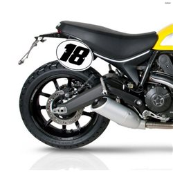 DUCATI SCRAMBLER 15-18 STREET PORTAMATRICULAS BARRACUDA
