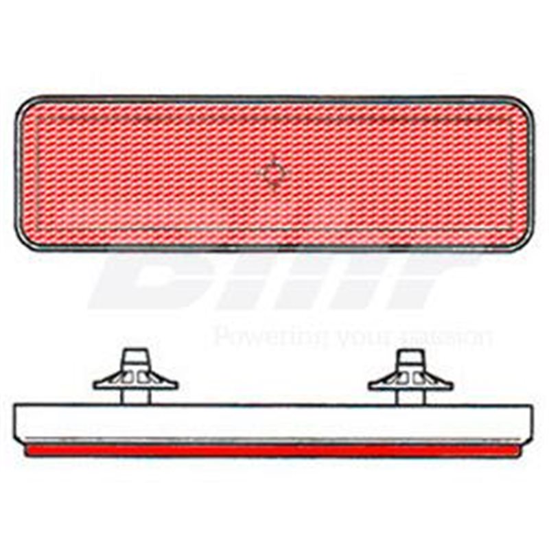 CATADIÓPTRICO RECTANGULAR (94X28) TRASERO