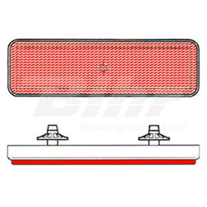 CATADIÓPTRICO RECTANGULAR (91X25) TRASERO