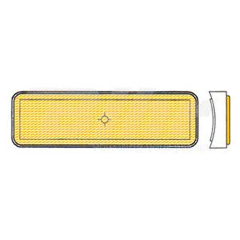 CATADIÓPTRICO RECTANGULAR (91X25) LATERAL CATADIÓPTRICO RECTANGULAR (91X25) LATERAL