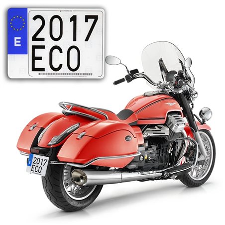 MATRICULA ACRILICA MOTO