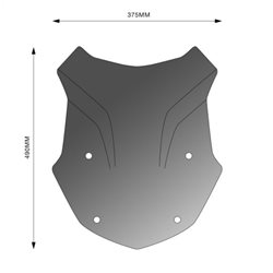 BMW R 1250 GS CUPULA AEROSPORT BARRACUDA