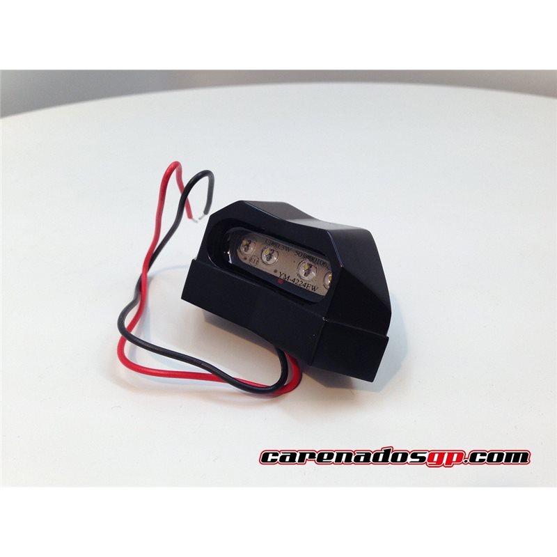 LUZ 4 LED PORTAMATRICULAS ALUMINIO