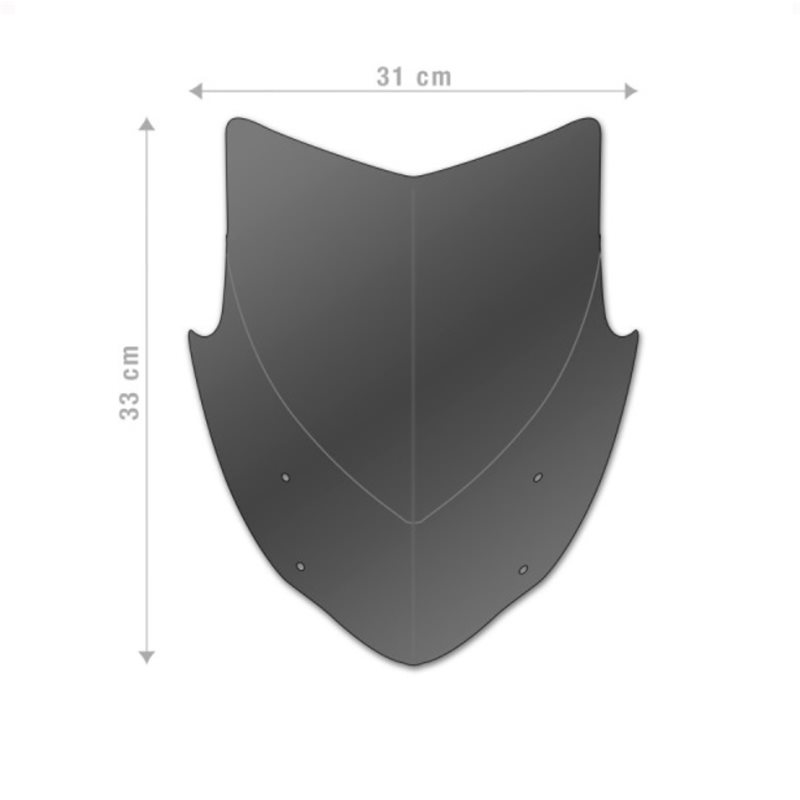YAMAHA MT-09 17-19 CUPULA AEROSPORT BARRACUDA