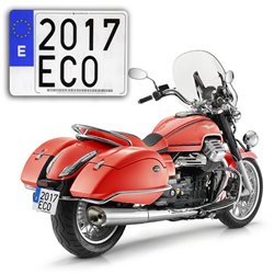 MATRICULA ACRILICA MOTO