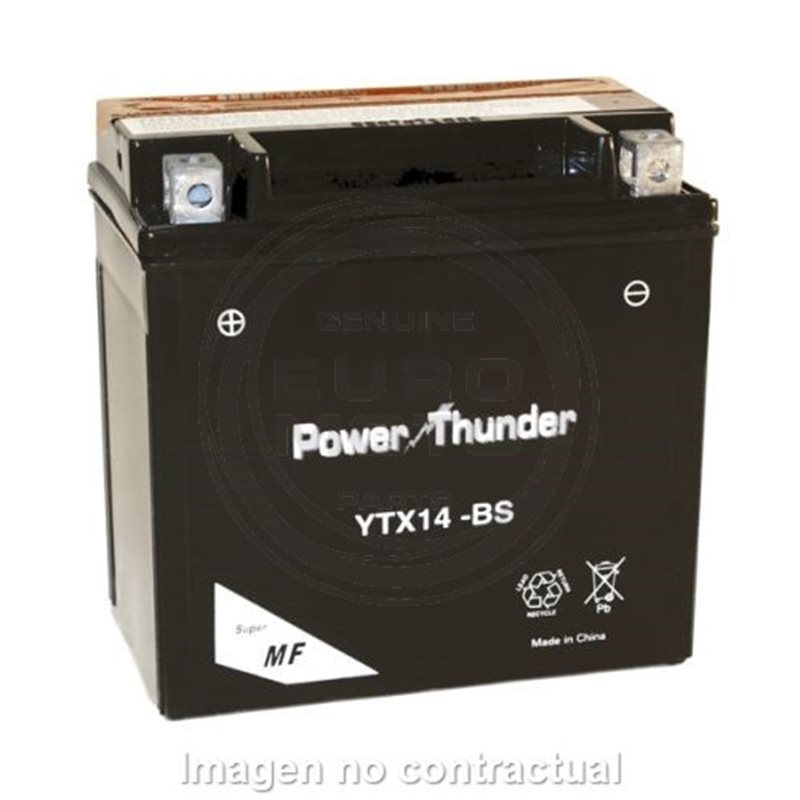 BATERIA POWER THUNDER YTX14-BS