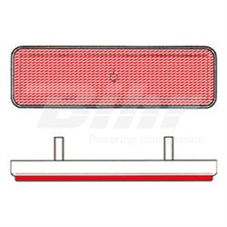 CATADIÓPTRICO RECTANGULAR (91X25). TRASERO