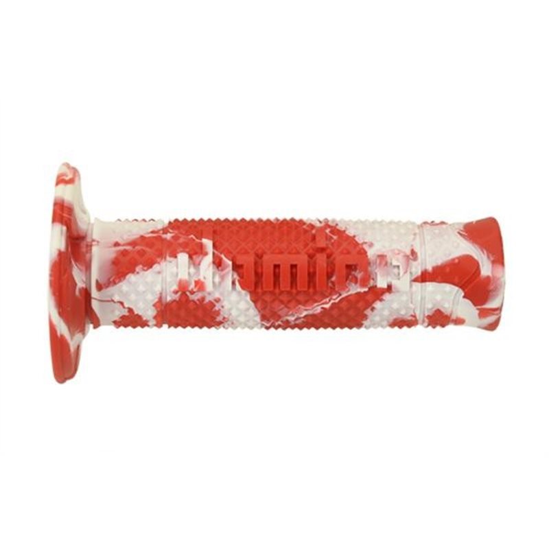 PUÑOS OFF ROAD DOMINO SNAKE ROJO/BLANCO