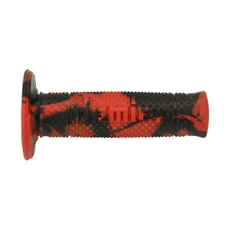 PUÑOS OFF ROAD DOMINO SNAKE ROJO/NEGRO