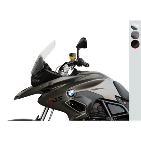 YAMAHA F700GS 13-14 +145 mm NEGRO CUPULA MRA TOURING