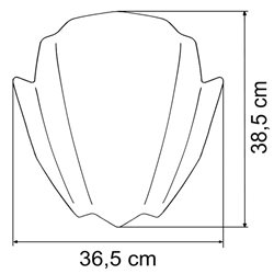BMW R 1200 R TRANSPARENTE CUPULA MRA RACING