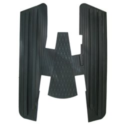 Alfombra Grande Negro PIAGGIO VESPA vnb-vbb-gl-spint años 60-70 610304M