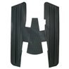 Alfombra Grande Negro PIAGGIO VESPA vnb-vbb-gl-spint años 60-70 610304M