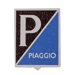 Emblema Rectangular para escudo delantero Piaggio 080349