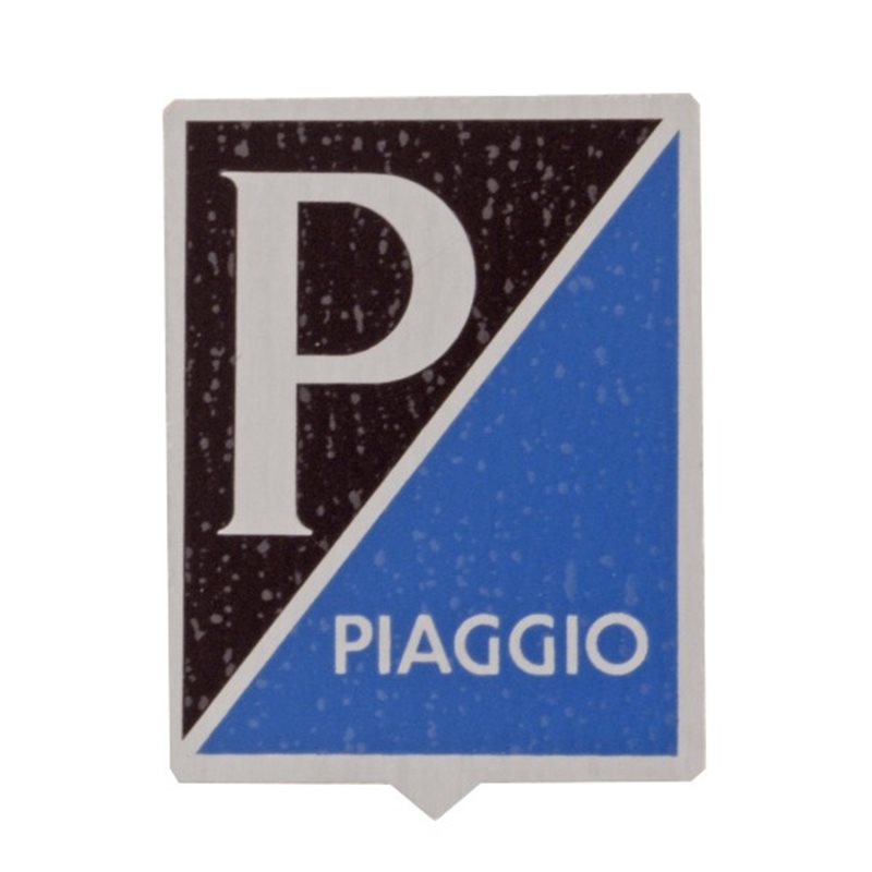 Emblema Rectangular para escudo delantero Piaggio 080349