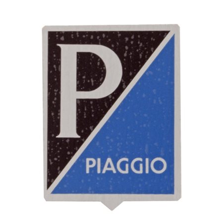 Emblema Rectangular para escudo delantero Piaggio 080349