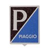 Emblema Rectangular para escudo delantero Piaggio 080349