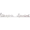 Placa de identificación trasera Piaggio Vespa Sprint 90663