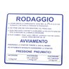RMS Clásico Azul Rodaggio Piaggio Vespa Rally 180-200cc 610170M001