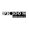 Placa lateral Piaggio Vespa Pk 100cc S Elestart 198201