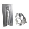 Máscara Chapada 4 tornillos Emblema cuadro Vespa 50 N-L -50-90 SS-125 VMA1T