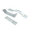 Kit de reparación de chapa de 3 piezas para refuerzos de bastidor Piaggio Vespa 50-90-125-Primavera-ET3