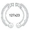 Par de zapatas de freno traseras Piaggio Vespa 125-150cc 1963/1972 081229