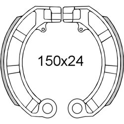 Pastillas de freno traseras Piaggio Vespa Px 125-150-200cc 1998&gt 414450